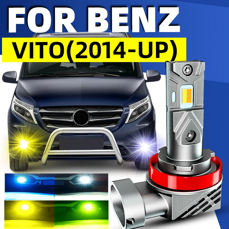 Colour Changing Bulb - 2x Car LED Front Fog Lights