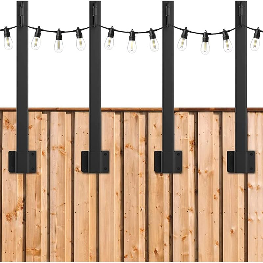 Lighting Decoration Stand - 4 Pcs Metal String Light Poles