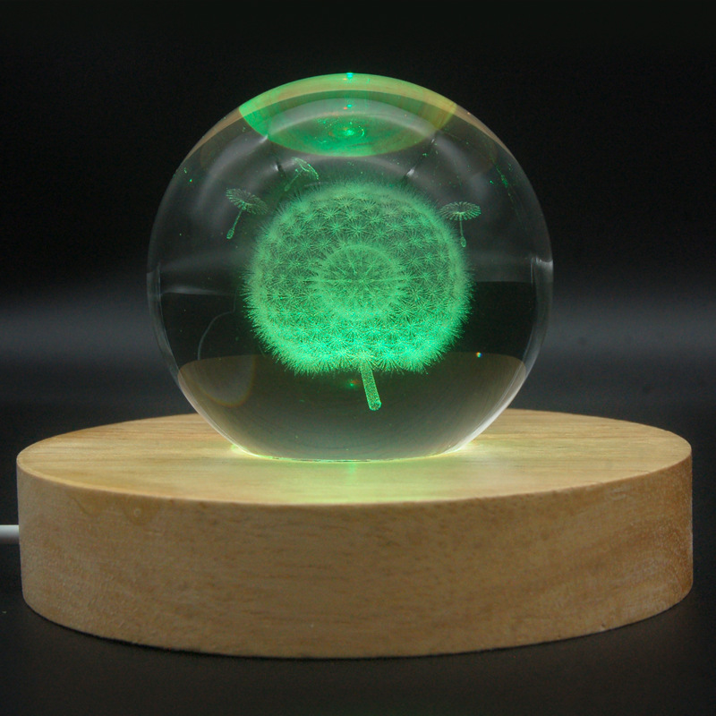 Resin Art Display Round Wood C - Lighting Decoration Stand recension och pris