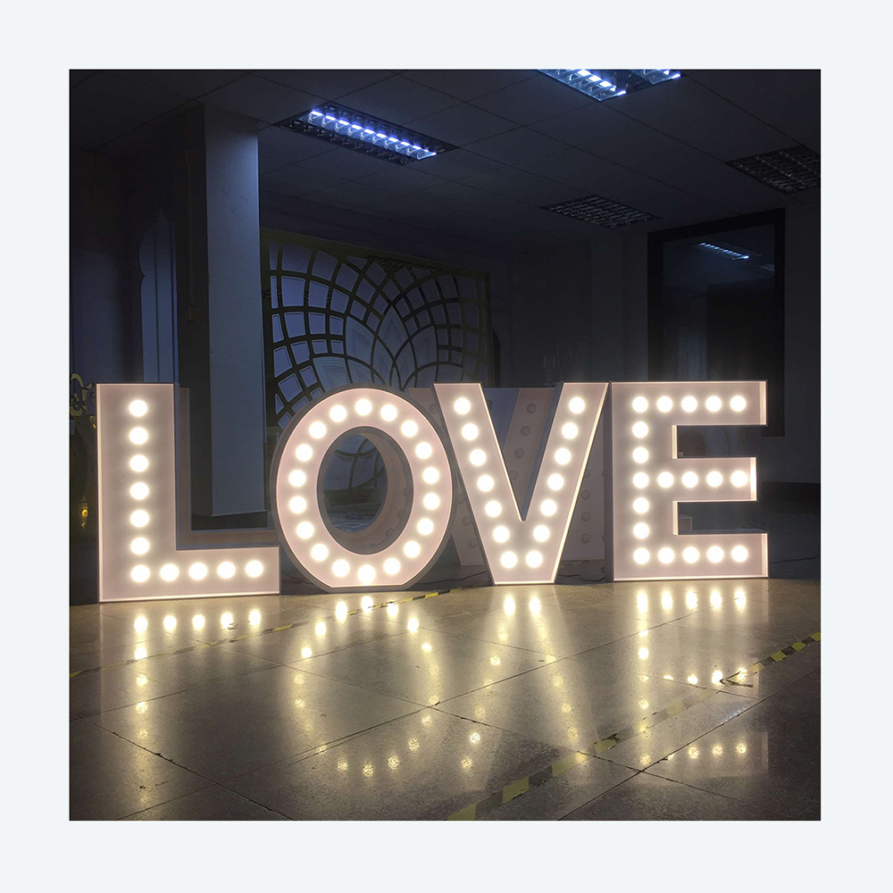 Hot Sales Support Oem Outdoor  - Light Up Letters Marquee recension och pris