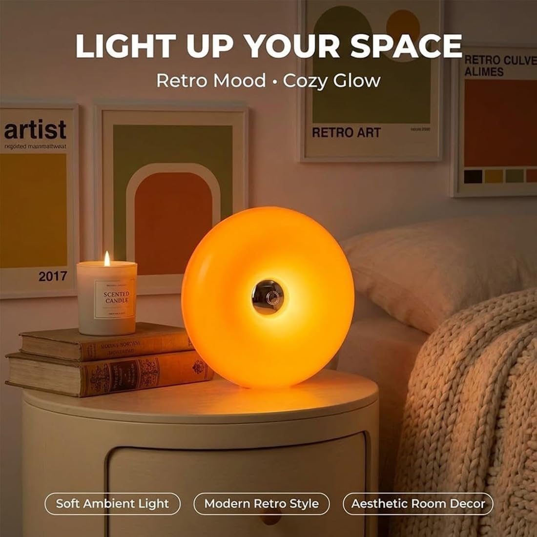 Creative Orange Donut Atmosphe - Colour Changing Bulb recension och pris
