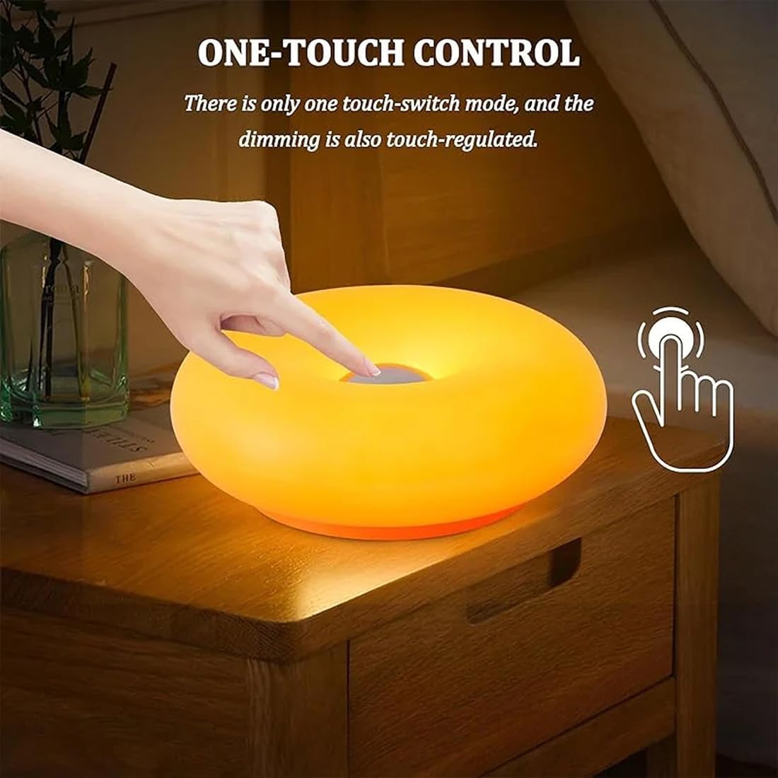 Creative Orange Donut Atmosphe - Colour Changing Bulb recension och pris