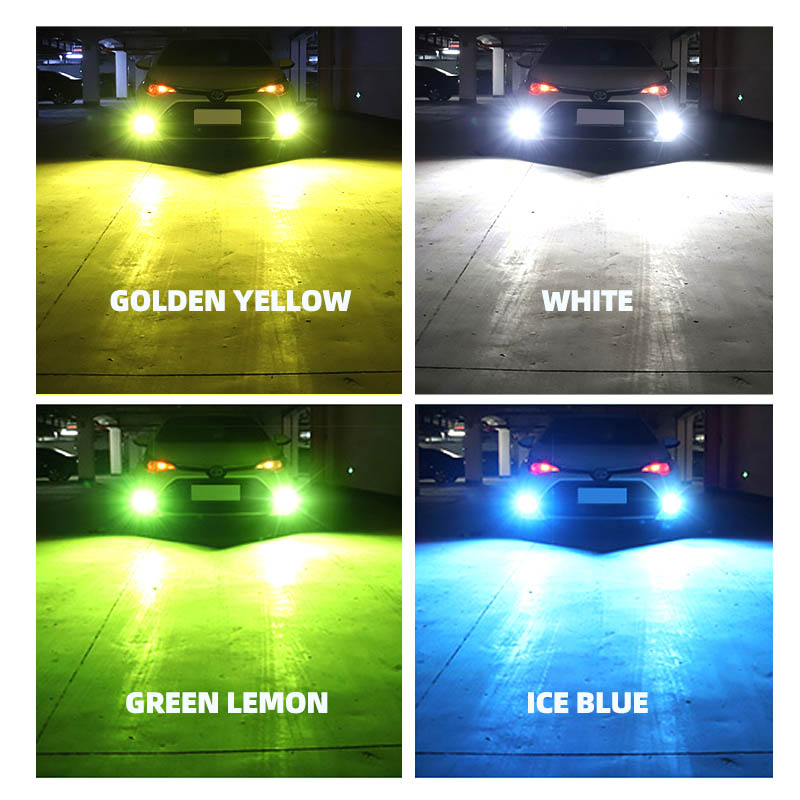 2xCar LED Front Fog Lights Lam - Colour Changing Bulb recension och pris