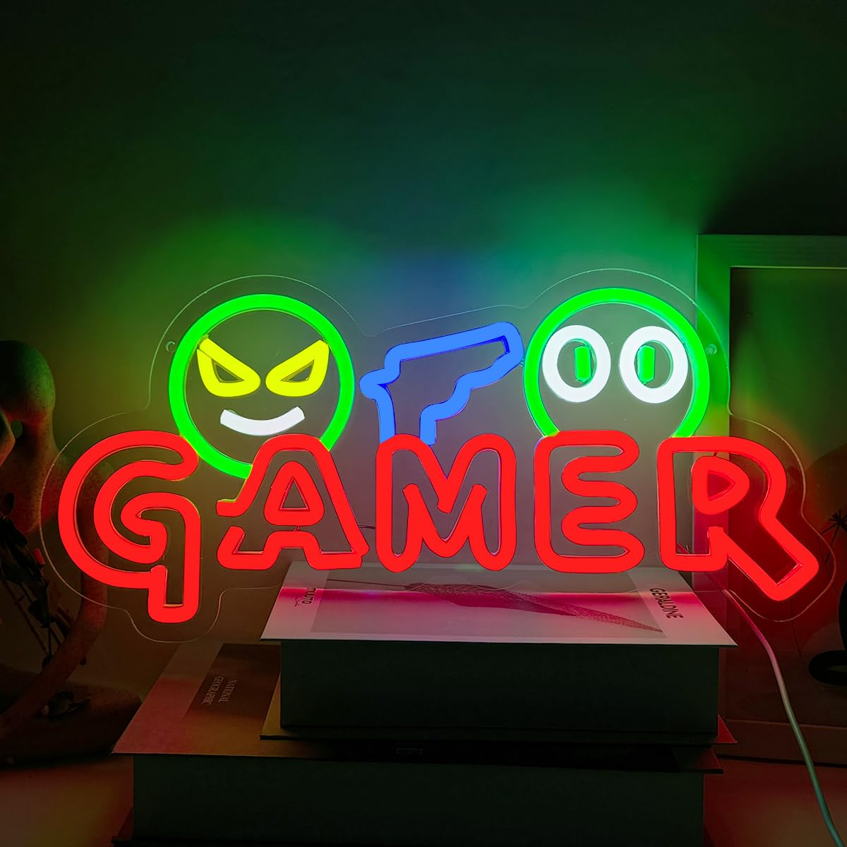Gamer Neon Sign LED Wall Light - Lighting Decor Wedding recension och pris