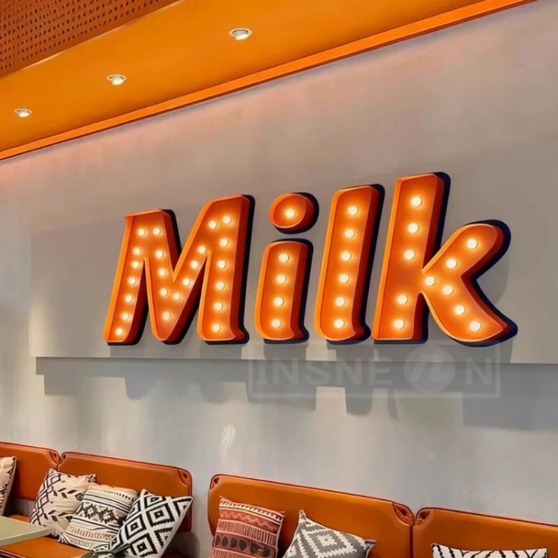 Custom Metal Light Bulb Letter - Light Up Letters Marquee recension och pris