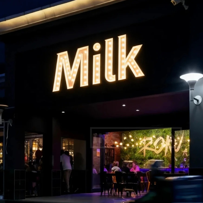 Custom Metal Light Bulb Letter - Light Up Letters Marquee recension och pris