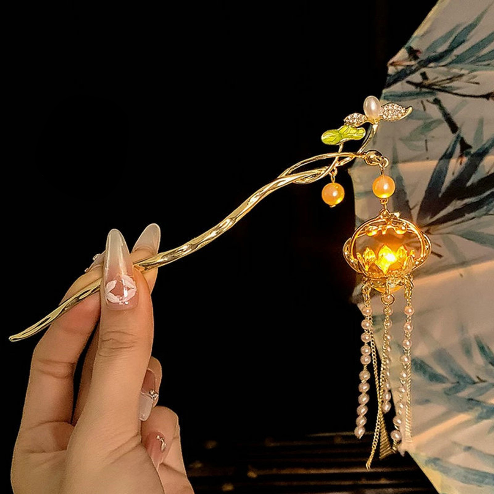 Luminous Flower Hairpin Exquis - Lighting Decor Items recension och pris