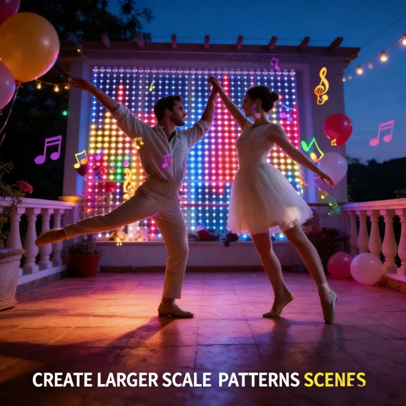 Smart 400LED Curtain Lights, M - Lighting Decor Wedding recension och pris