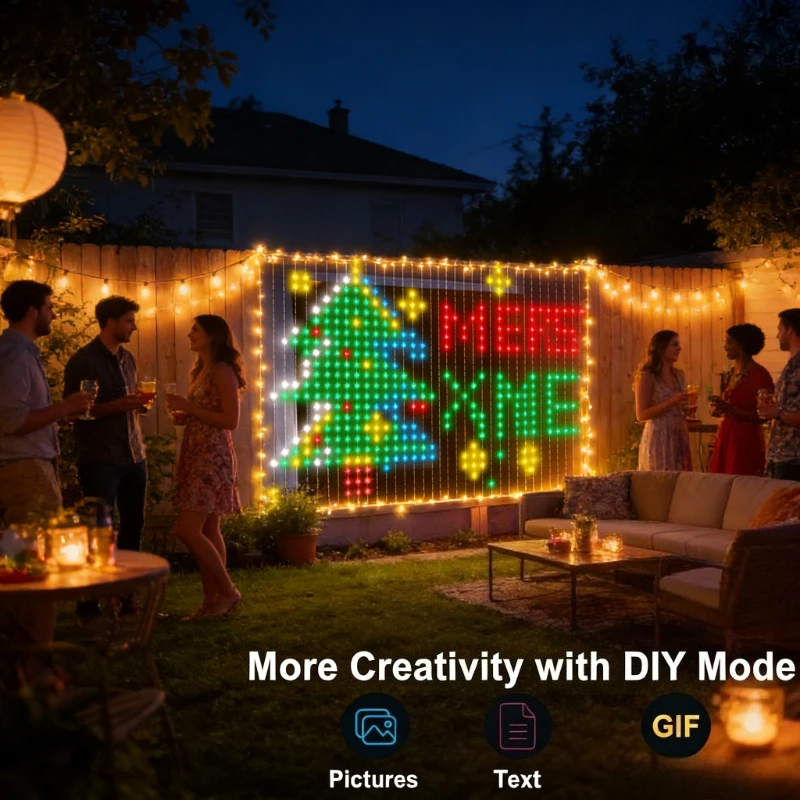 Smart 400LED Curtain Lights, M - Lighting Decor Wedding recension och pris
