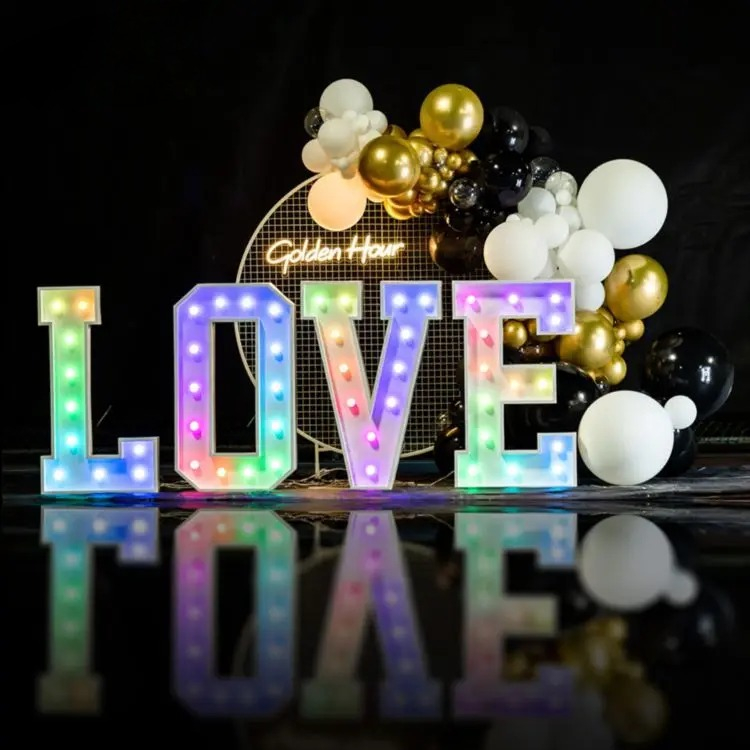 Professional LED Marquee Lette - Light Up Letters Marquee recension och pris