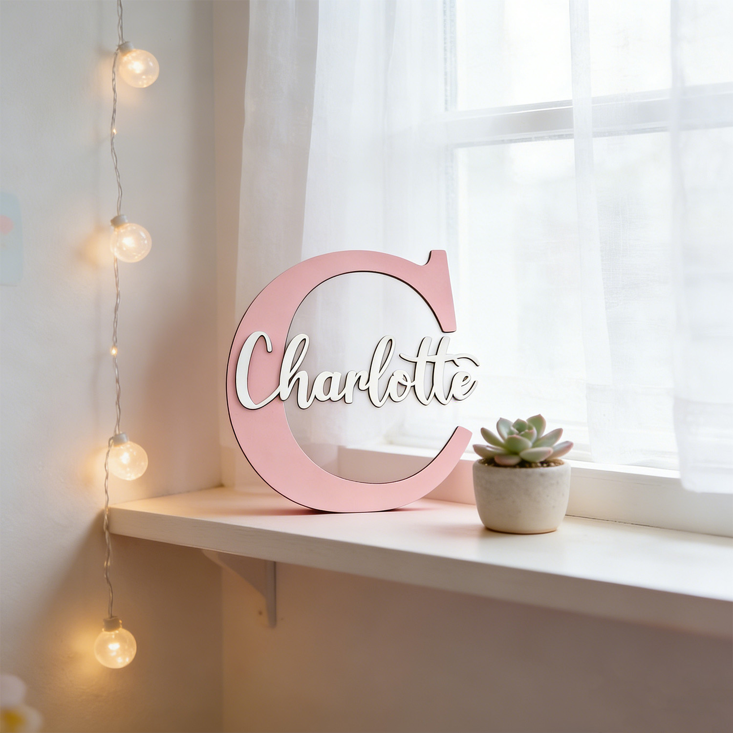 1pc Custom Two Layer Light Pur - Lighting Decor Wedding recension och pris