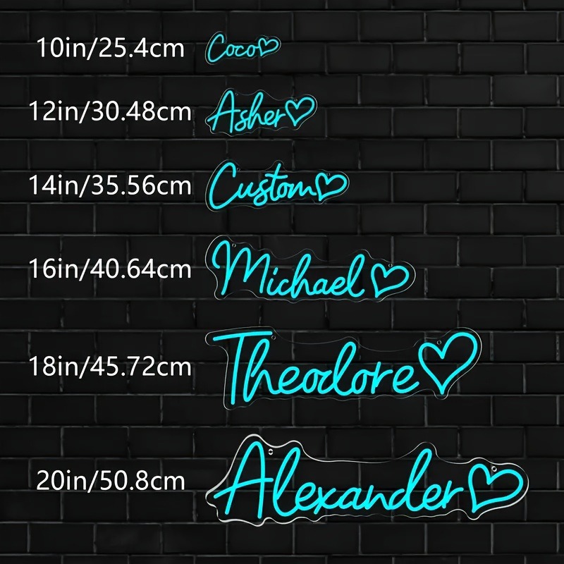 Custom LED Personalized Neon S - Lighting Decor Wedding recension och pris