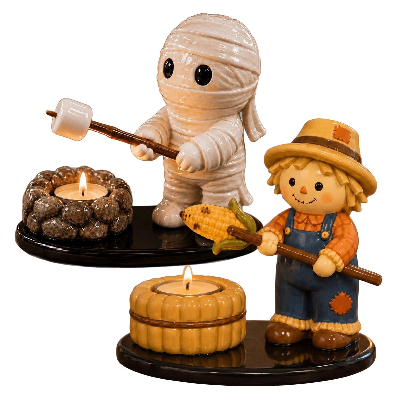 Tea Light Candles Holder Resin - Lighting Decoration Stand recension och pris