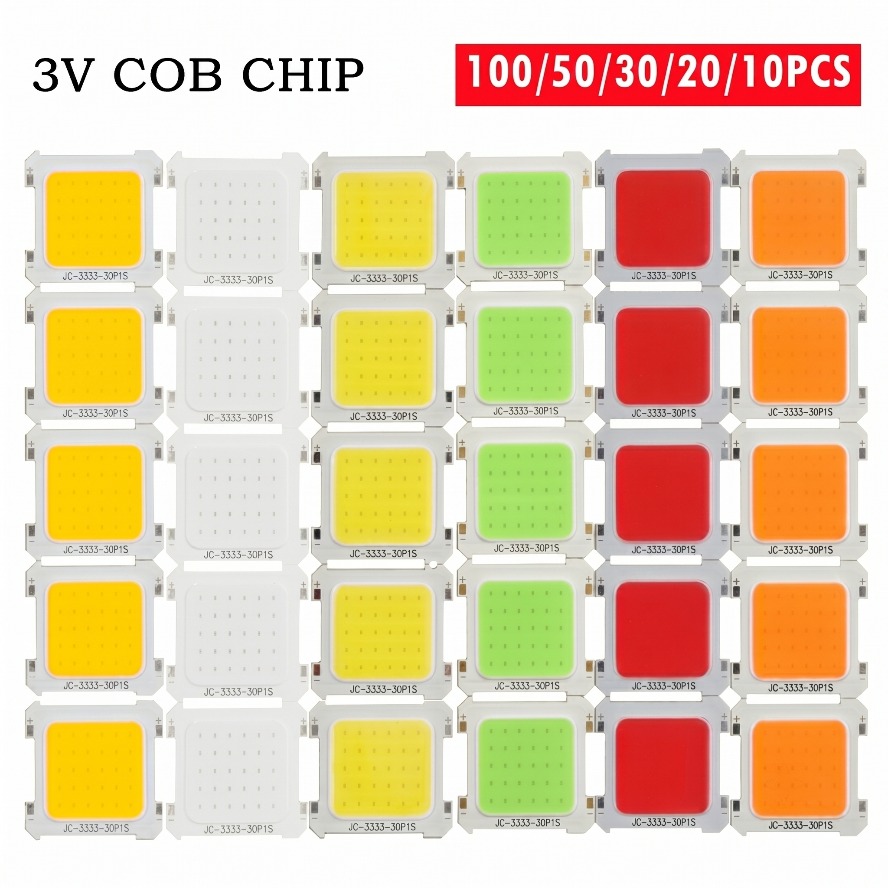 6 Light Colors 100~10PCS 3V LE - Colour Changing Bulb recension och pris