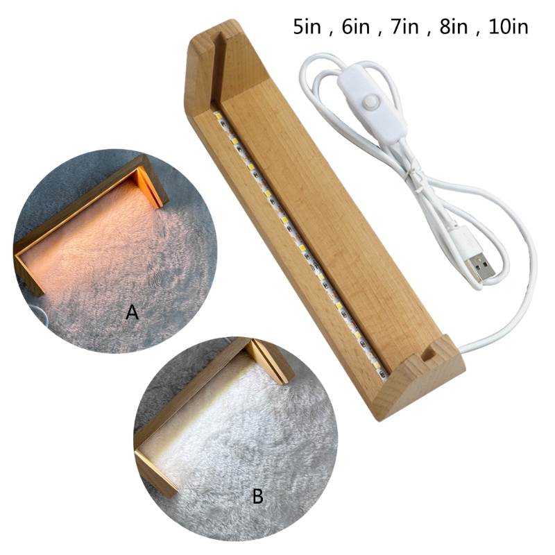 5/6/7/8/10Inch Wooden U-Shape  - Lighting Decoration Stand recension och pris