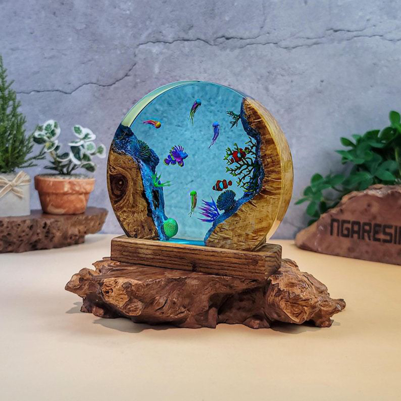Ocean Aquarium Organism Resin  - Lighting Decor Wedding recension och pris