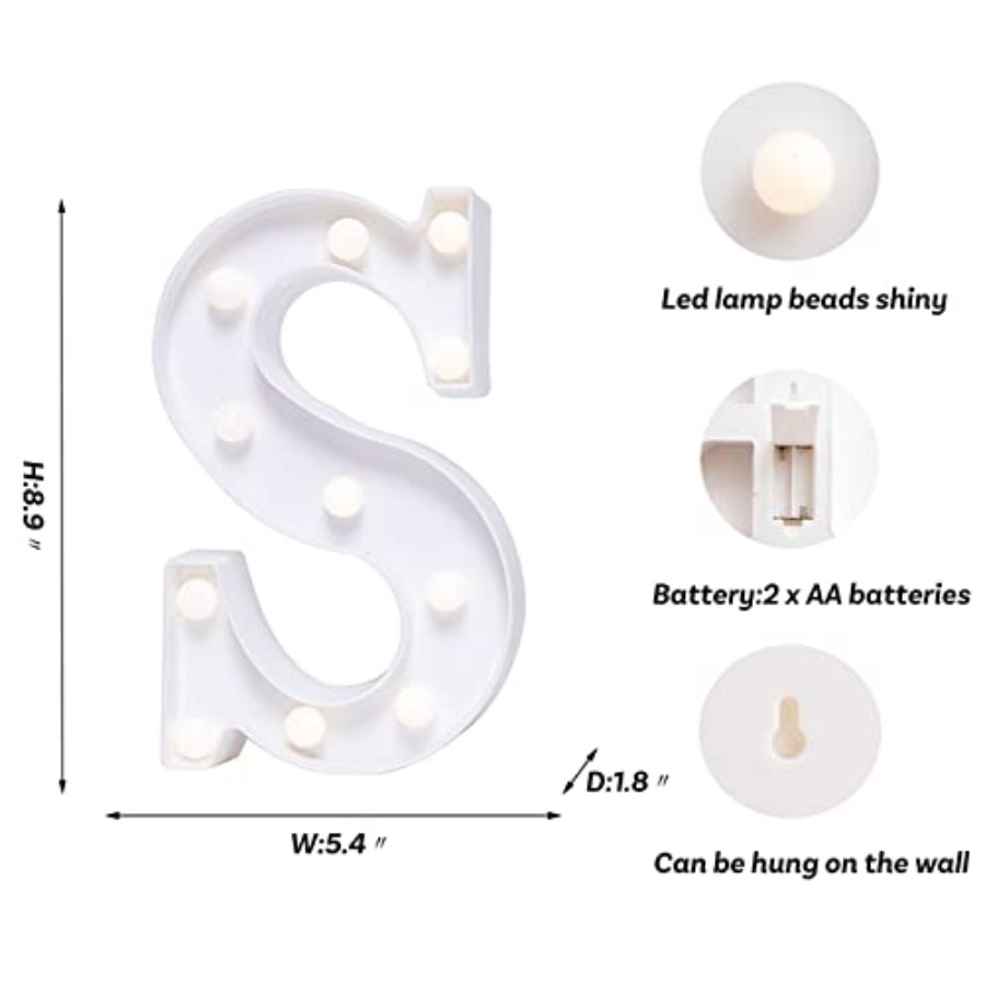 LED Letter Lights Sign Marquee - Light Up Letters Marquee recension och pris