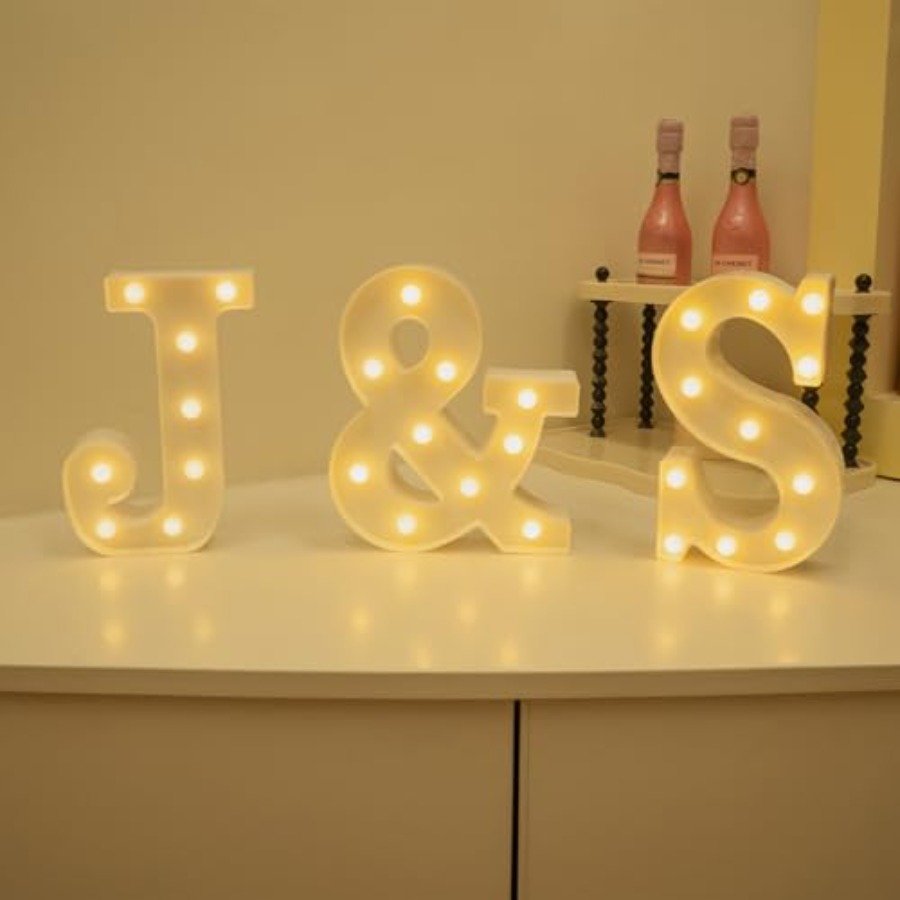 LED Letter Lights Sign Marquee - Light Up Letters Marquee recension och pris