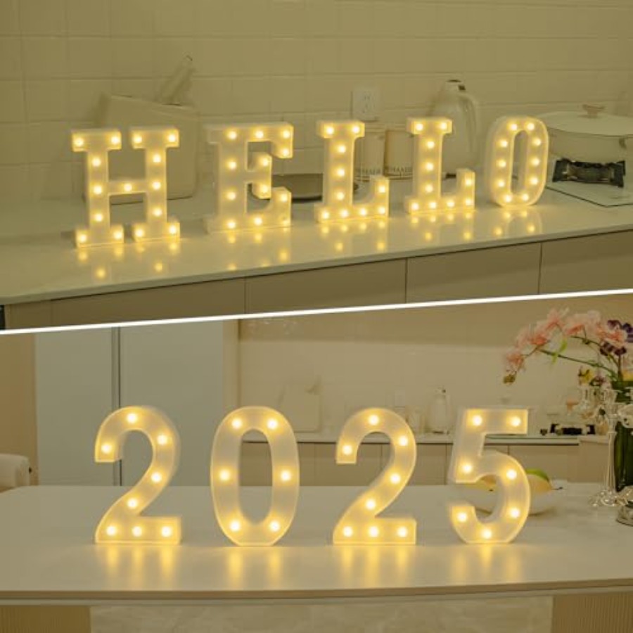 LED Letter Lights Sign Marquee - Light Up Letters Marquee recension och pris