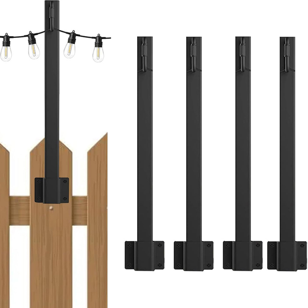 4 Pcs Metal String Light Poles - Lighting Decoration Stand recension och pris