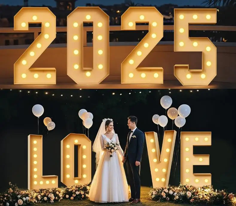Marquee Light up Numbers with  - Light Up Letters Marquee recension och pris
