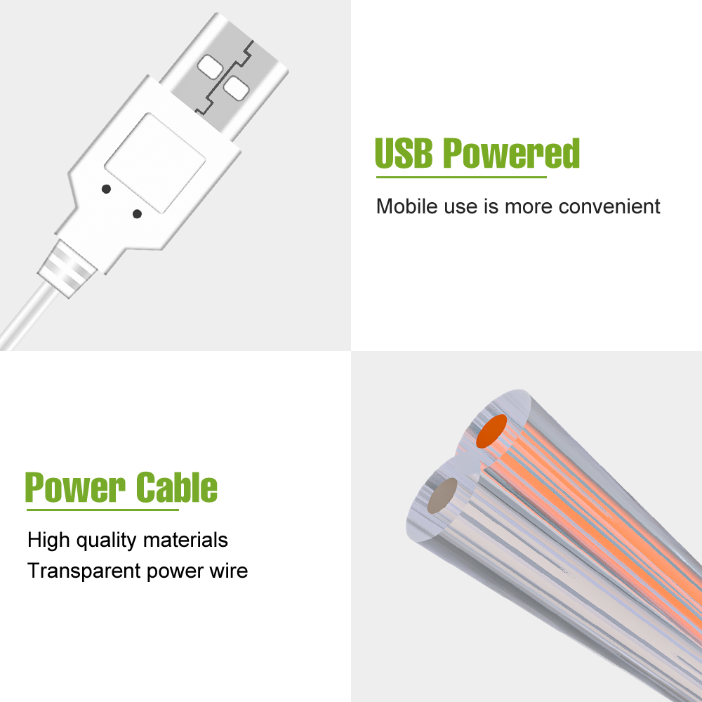 LED Mirror Light USB Dressing  - Colour Changing Bulb recension och pris