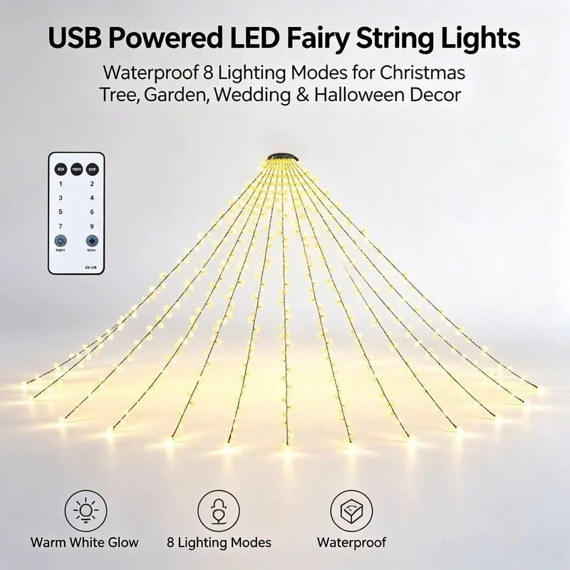 Waterproof USB LED String Ligh - Lighting Decor Wedding recension och pris