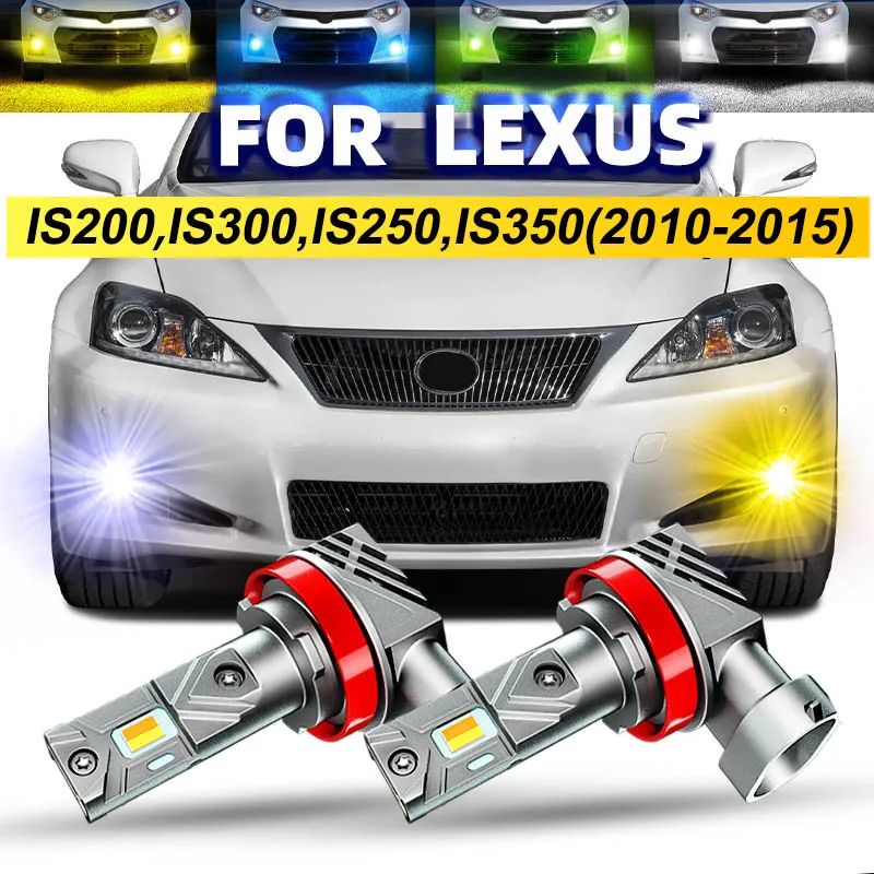 2x Car LED Front Fog Lights Bu - Colour Changing Bulb recension och pris