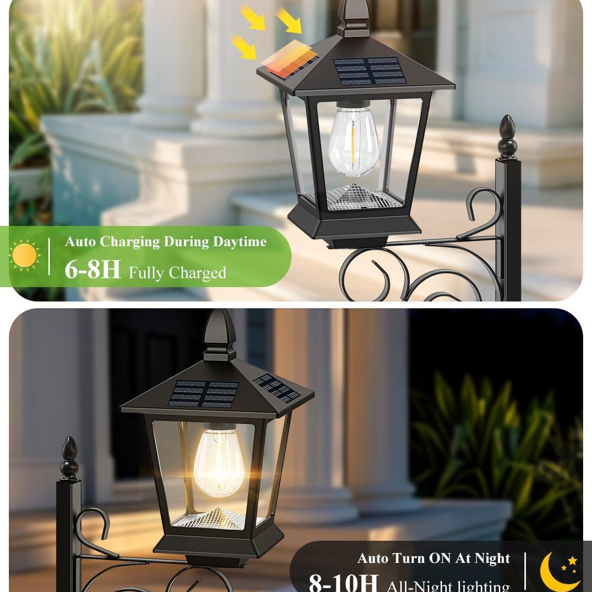 2 in 1 Solar Planter Lamp Wate - Lighting Decoration Stand recension och pris