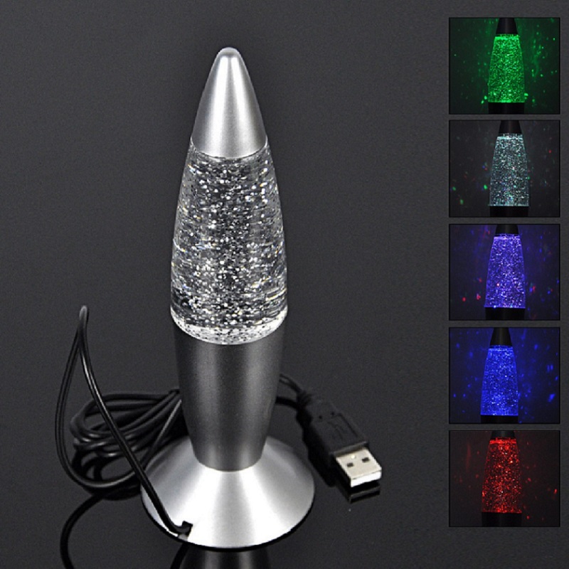 LED Rocket Lamp USB Color Chan - Colour Changing Bulb recension och pris