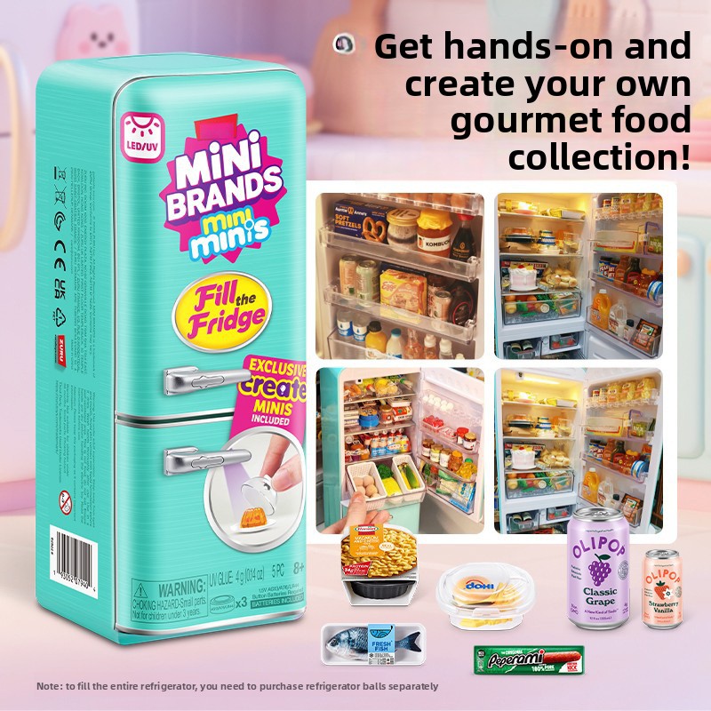 Led Light Up Mini Refrigerator - Lighting Decor Items recension och pris