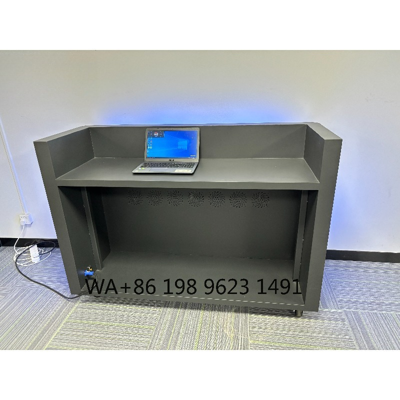 Portable DJ Booth Facade LED V - Lighting Decoration Stand recension och pris
