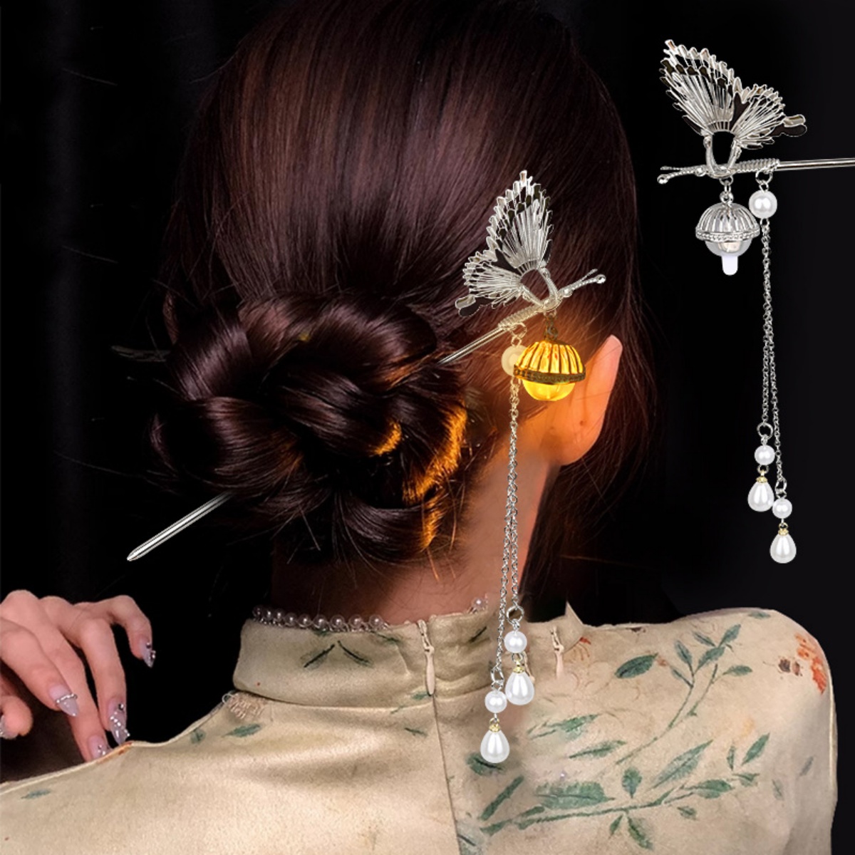 Luminous Flower Hairpin For Wo - Lighting Decor Items recension och pris