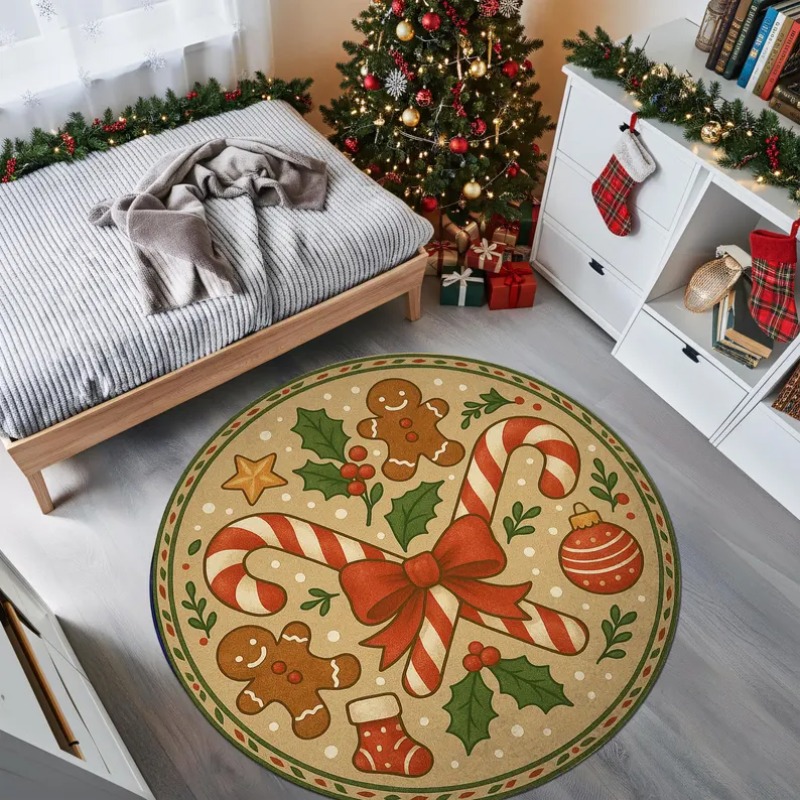 3D Christmas Village Rug Winte - Bathroom Lighting Decor Ideas recension och pris