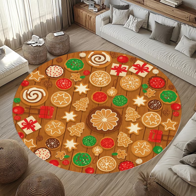 3D Christmas Village Rug Winte - Bathroom Lighting Decor Ideas recension och pris