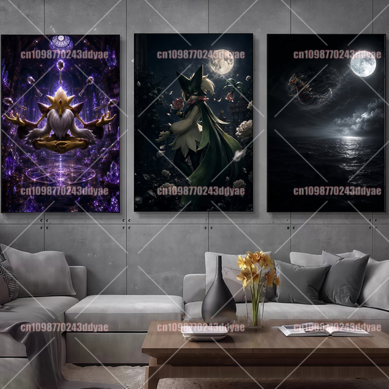 Anime Pokemon Character Canvas - Lighting Decor Items recension och pris