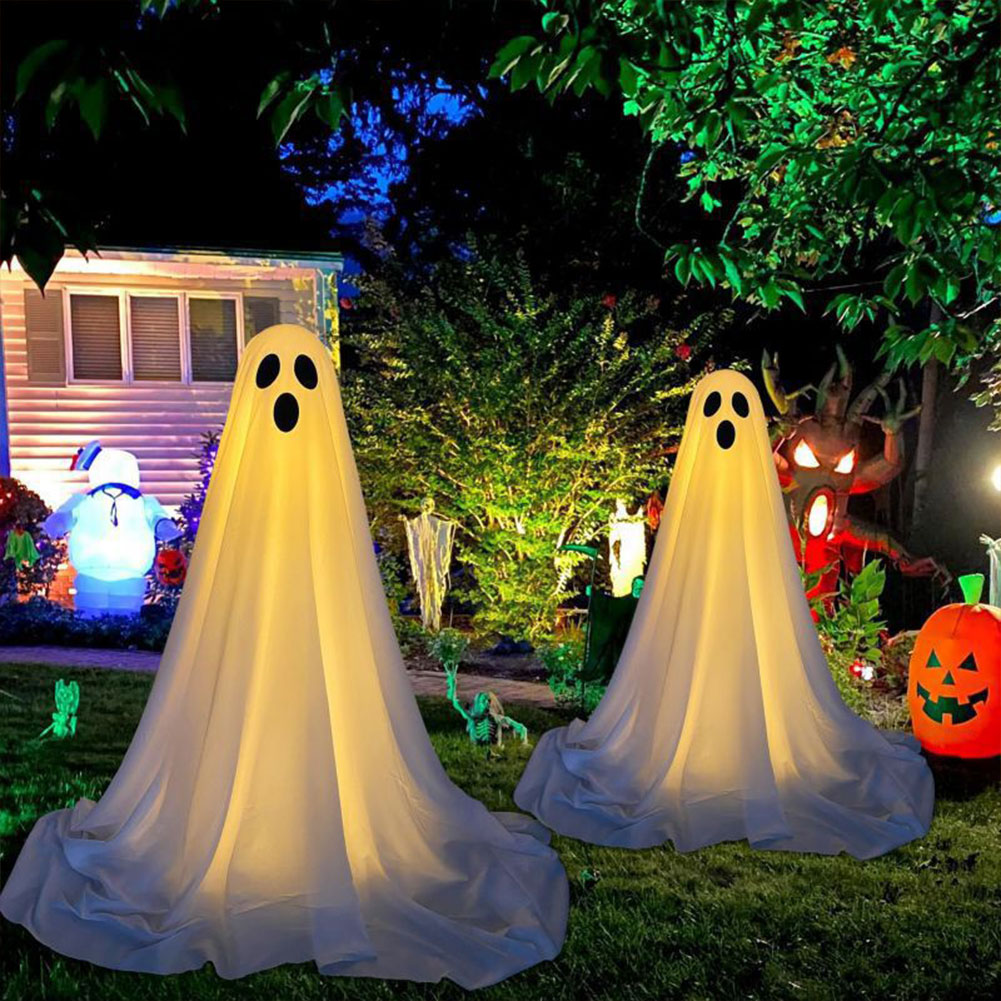 Light Up Ghost Spooky Ghost Ha - Lighting Decoration Stand recension och pris