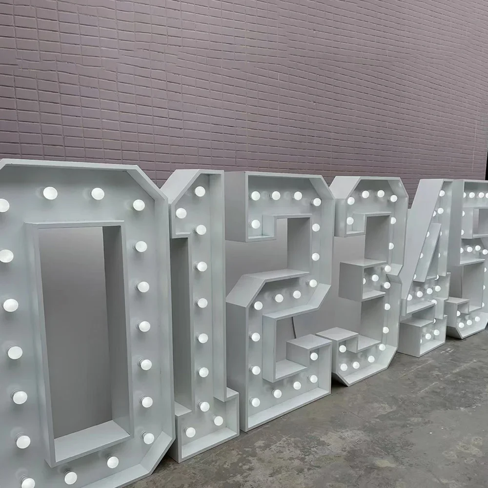 Factory Customized Size Logo 4 - Light Up Letters Marquee recension och pris