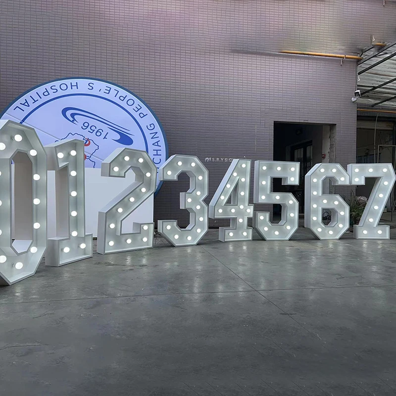 Factory Customized Size Logo 4 - Light Up Letters Marquee recension och pris