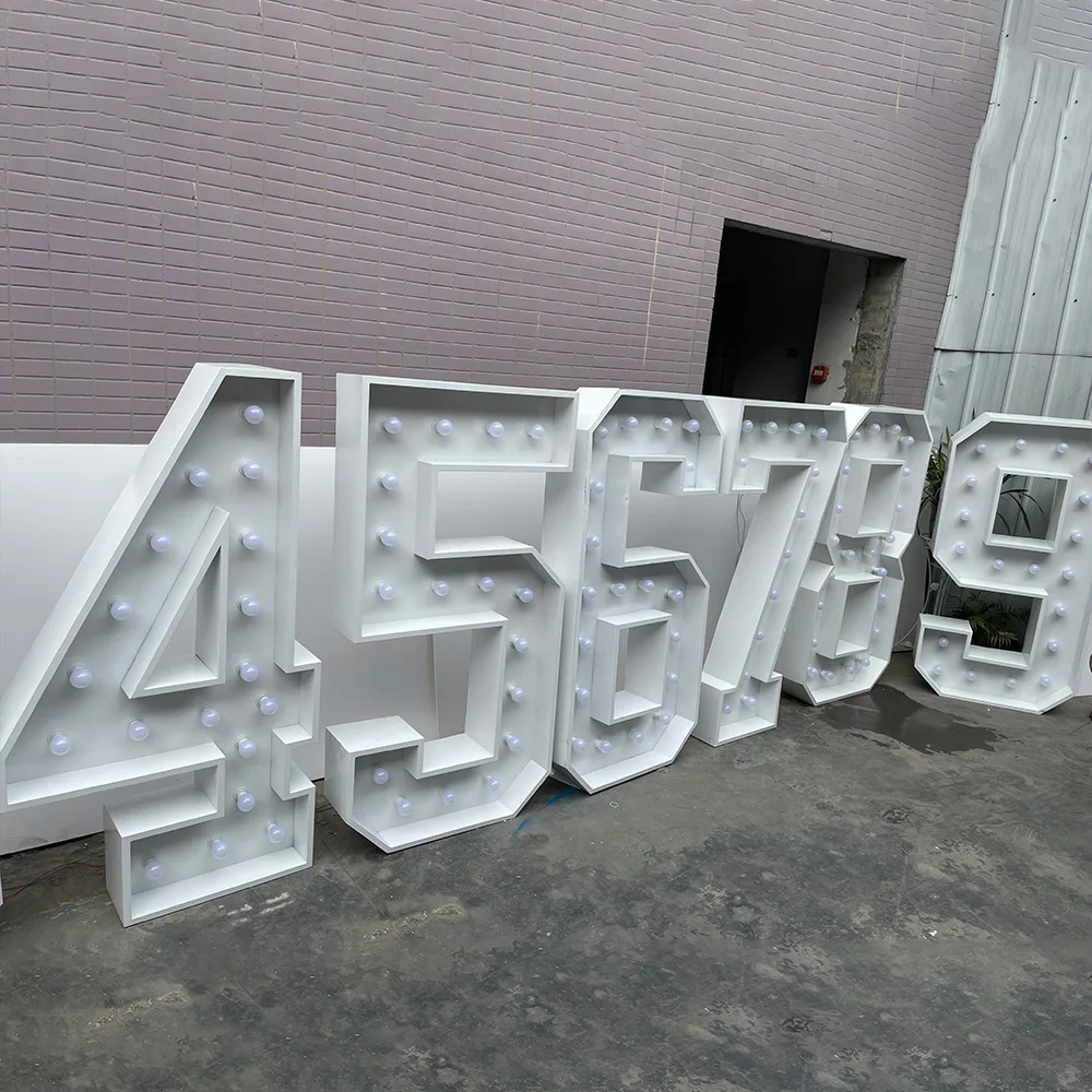 Factory Customized Size Logo 4 - Light Up Letters Marquee recension och pris
