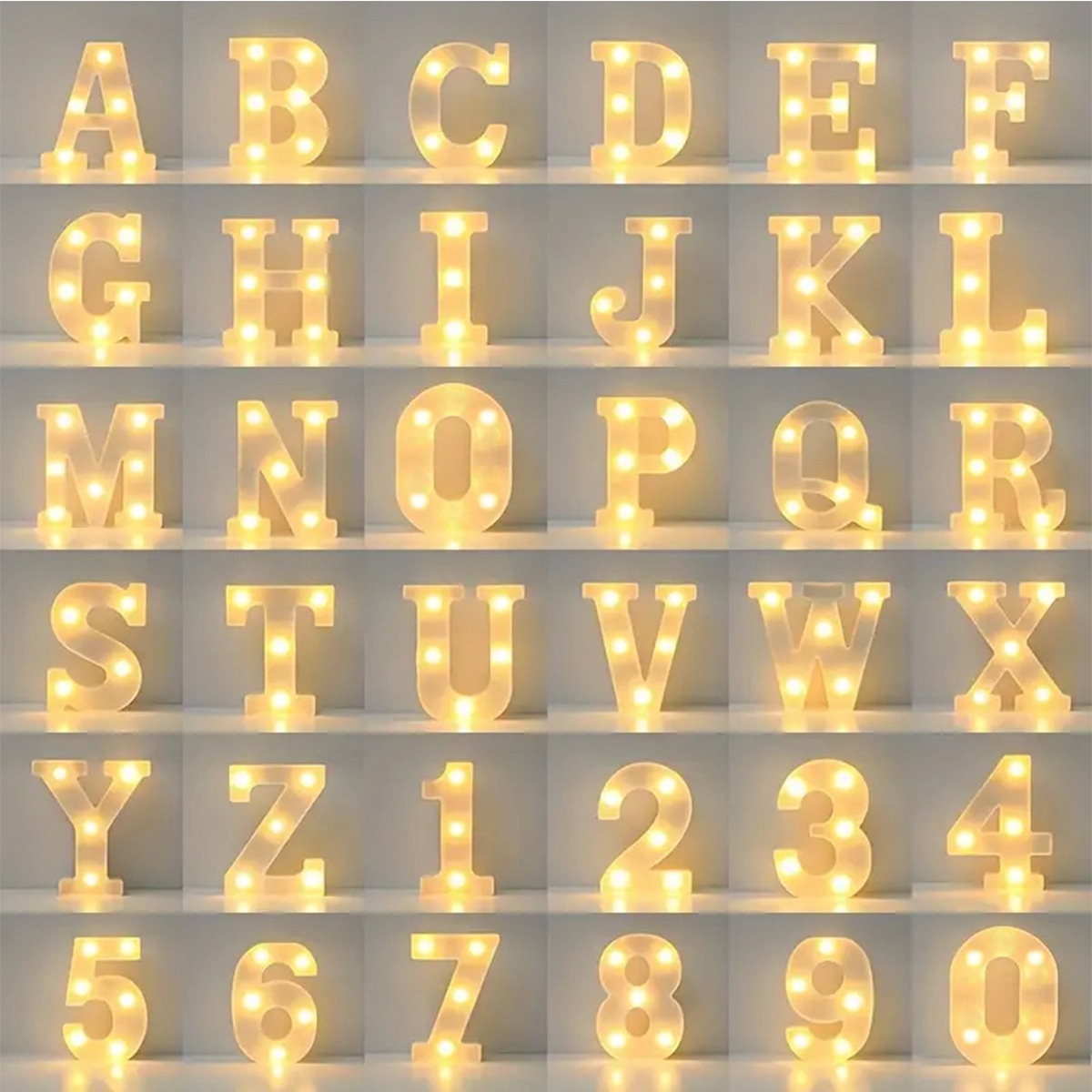 1Pc LED Light Up Letter Marque - Light Up Letters Marquee recension och pris