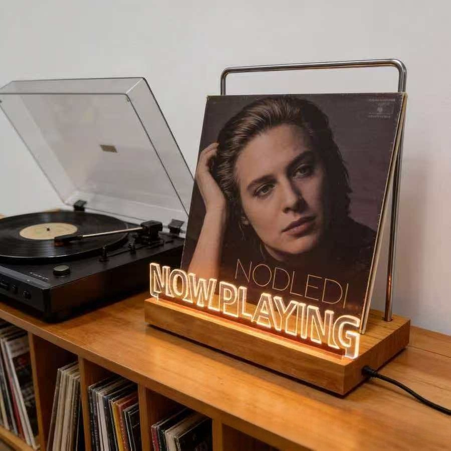 Light Up Vinyl Record Display  - Lighting Decoration Stand recension och pris