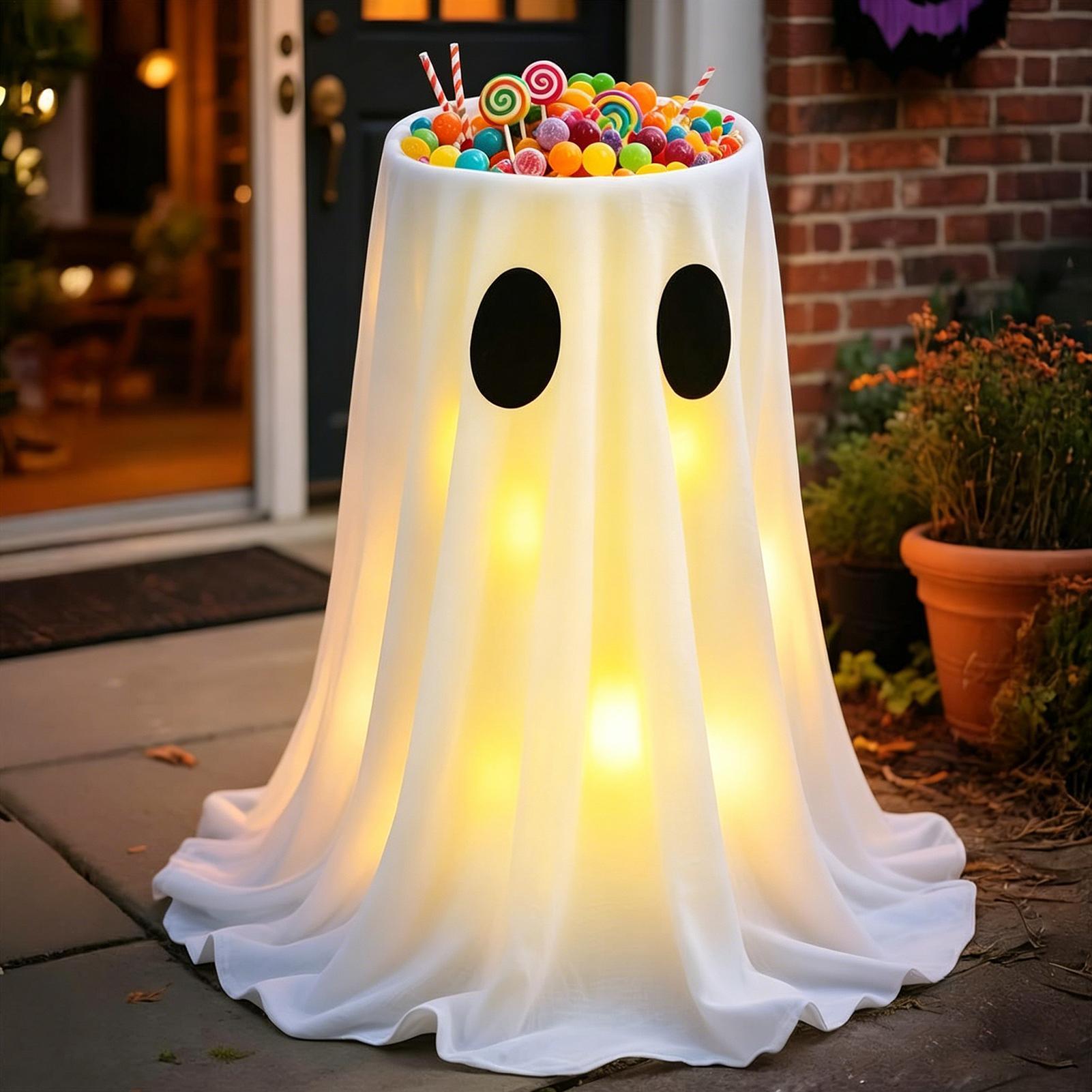 Ghost Halloween Decorations 8  - Lighting Decoration Stand recension och pris