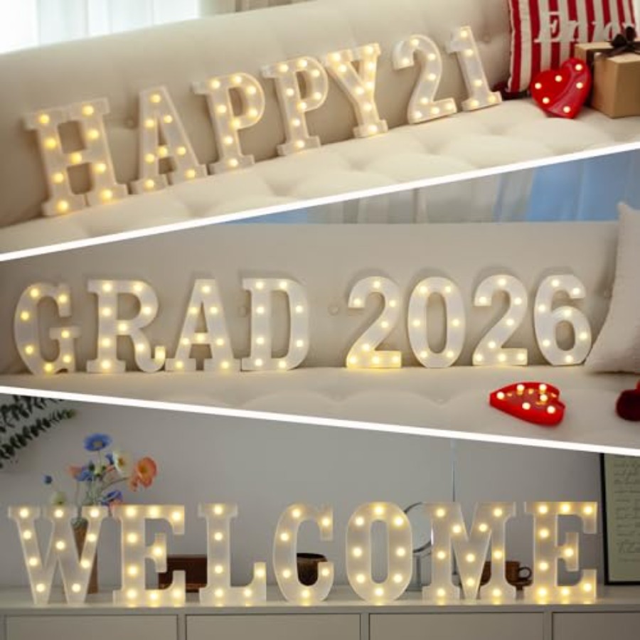 LED Marquee Numbers, 0-9 Light - Light Up Letters Marquee recension och pris