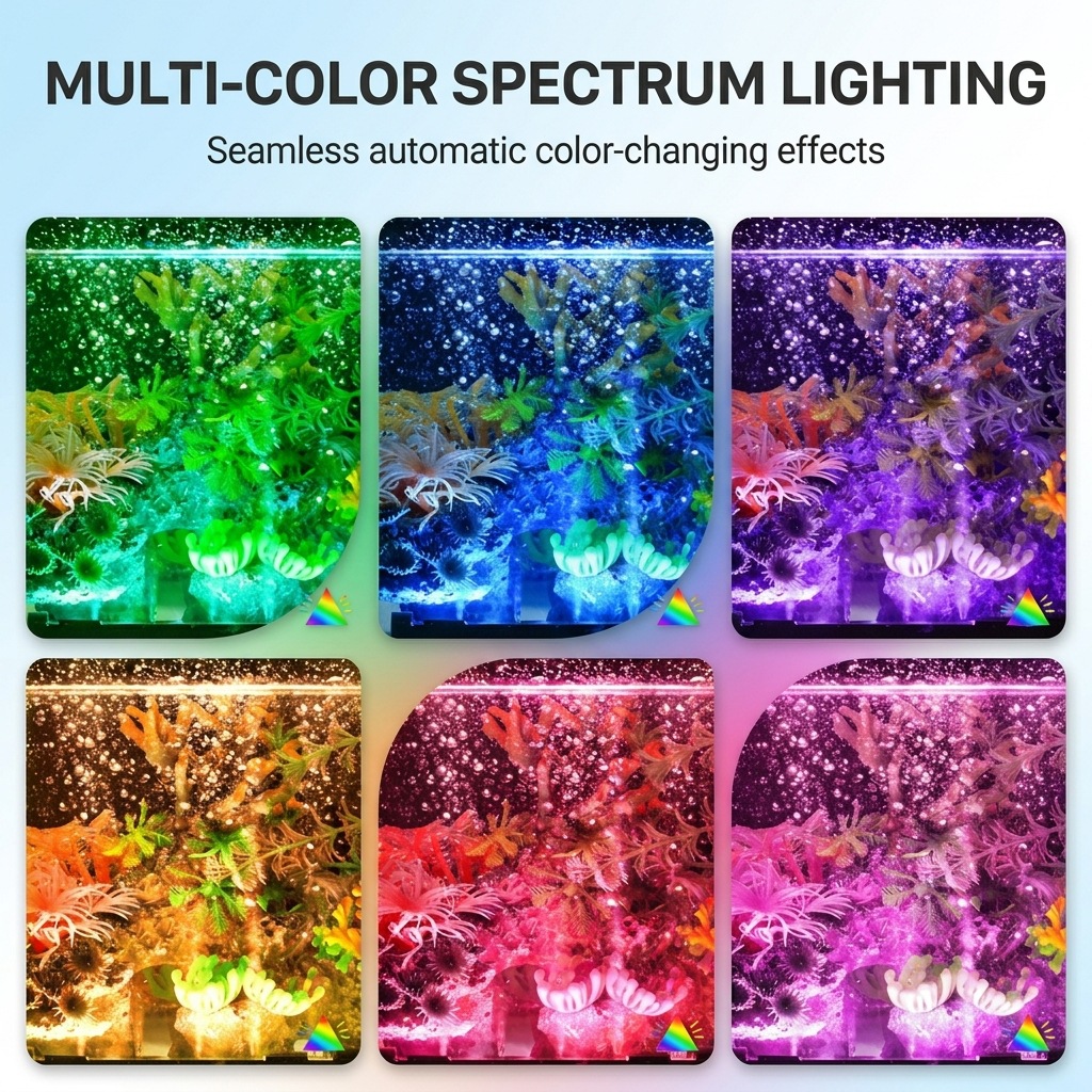 USB LED Aquarium Air Bubble Li - Colour Changing Bulb recension och pris