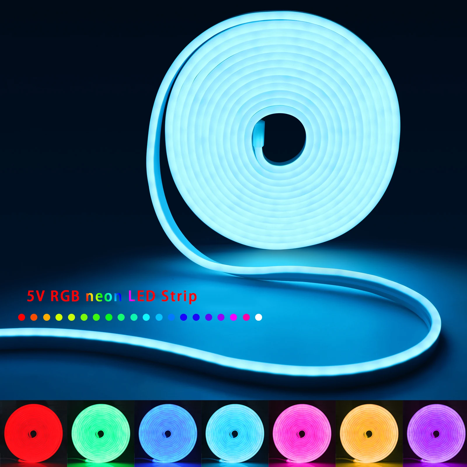 1-5m RGB LED Neon Strip Light  - Lighting Decor Items recension och pris