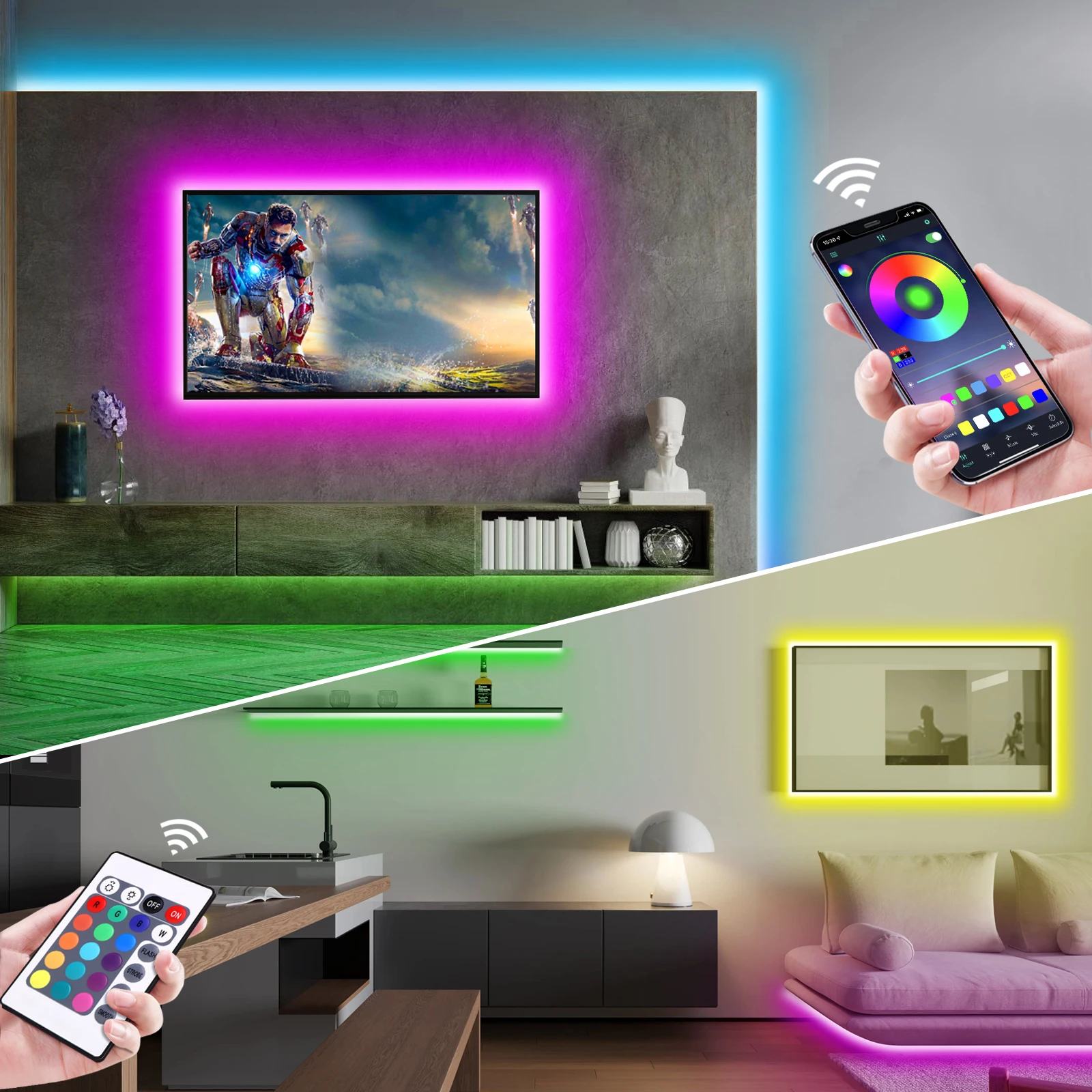 1-5m RGB LED Neon Strip Light  - Lighting Decor Items recension och pris
